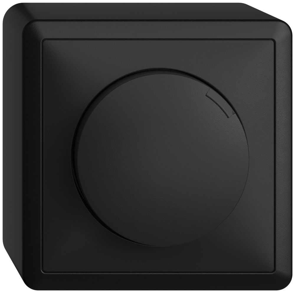 AP-LED-Universal-Drehdimmer EDIZIOdue FX, 4…200W/400W/VA schwarz