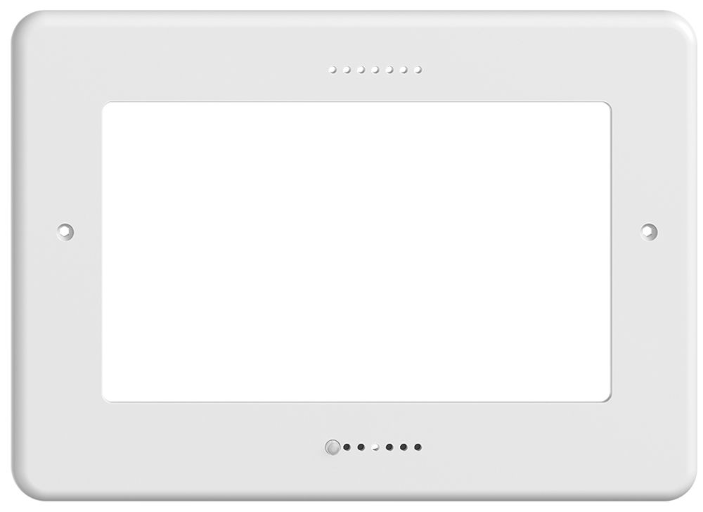 Telaio di copertura STANDARDdue per KNX-Panel 7" bianco