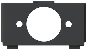 Multimedia-Modul kallysto M3 leer für 1 XLR Serie P Ø19mm schwarz