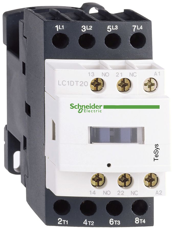 Contattore Schneider Electric LC1-DT 4L 230VAC 20A