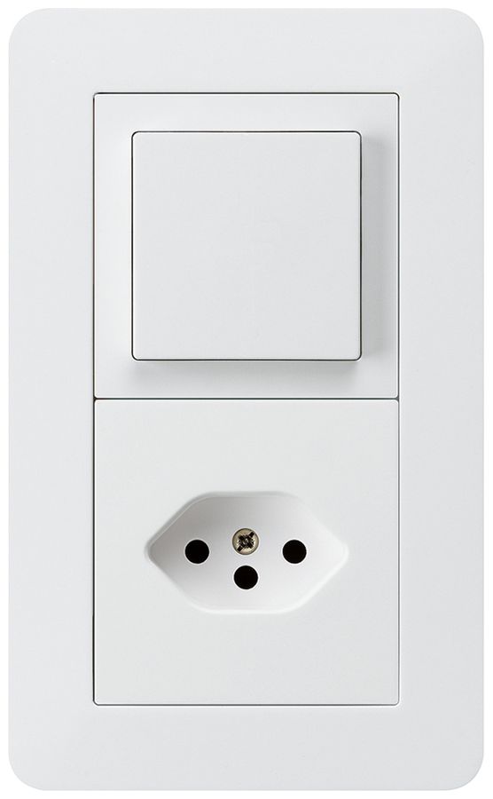 UP-Kombination kallysto.trend Gr.I-I vertikal Schalter S6+Typ 13 weiss