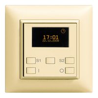 Minuteur astro. ENC ON-OFF 1c/2t ZEP EDIZIOdue vanille