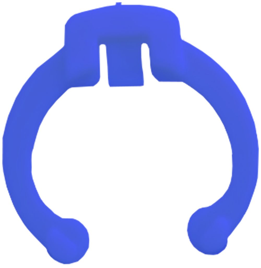 Rohrklammer ELBRO Ø16mm halogenfrei blau