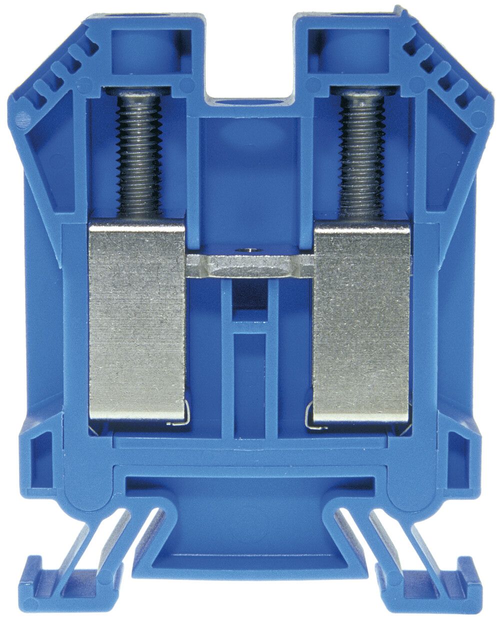 Borne de passage joignable WZ Ex 25…50mm² 125A 1000V vis 2×1 rail DIN 35mm bl