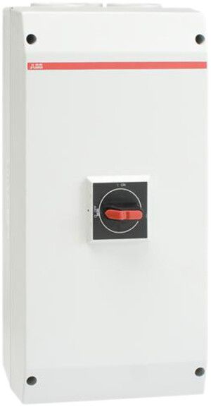 Interrutorre di sicurezza AP ABB 3-poli 90A 400V grigio chiaro/nero