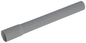 KIR-Rohr M32 steif mit Muffe hellgrau