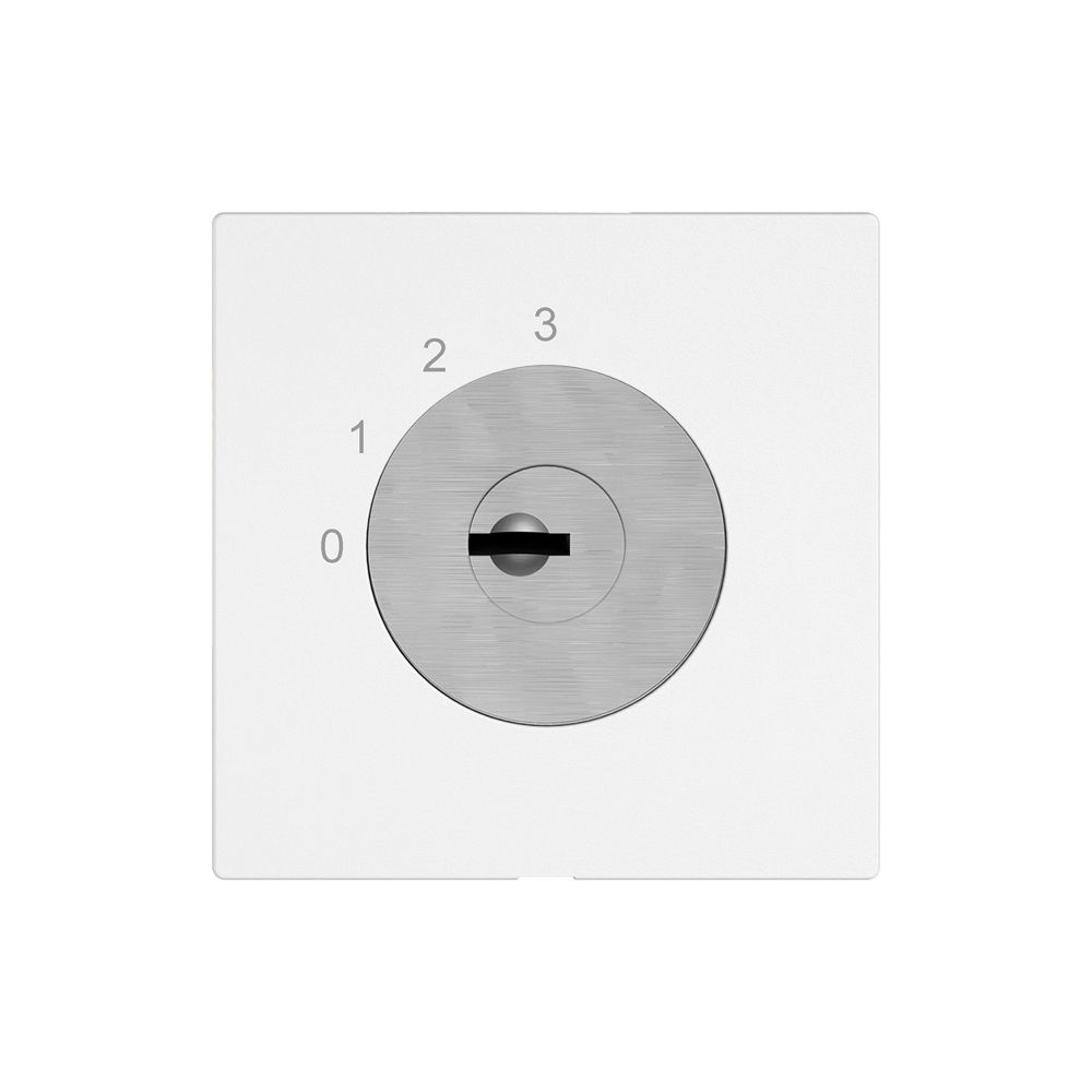 Interruttore a chiave EDIZIO.liv c.KABA 1007F/631984 1P 0-1-2-3 p=67mm bi