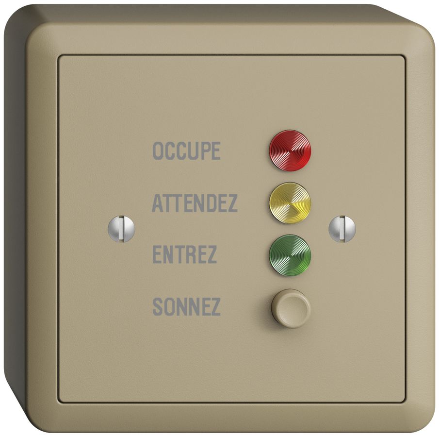 Station de porte AP EDIZIOdue pour signaux d'appel, sand, français