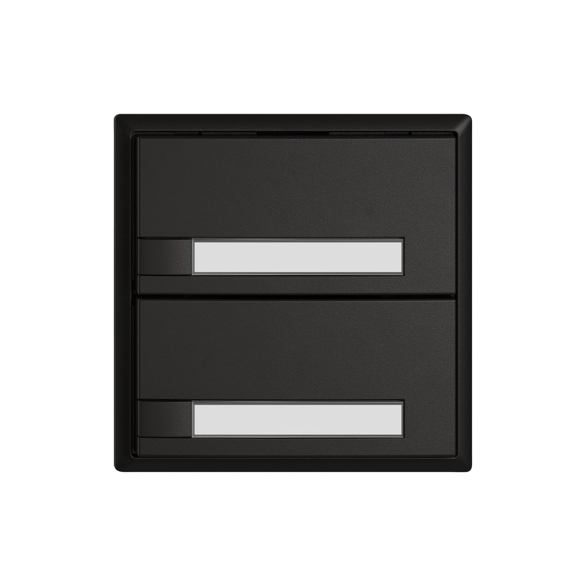 Pulsante KNX RGB EDIZIO.liv SNAPFIX® sensore temp.s.LED targ.2× com.1T ne