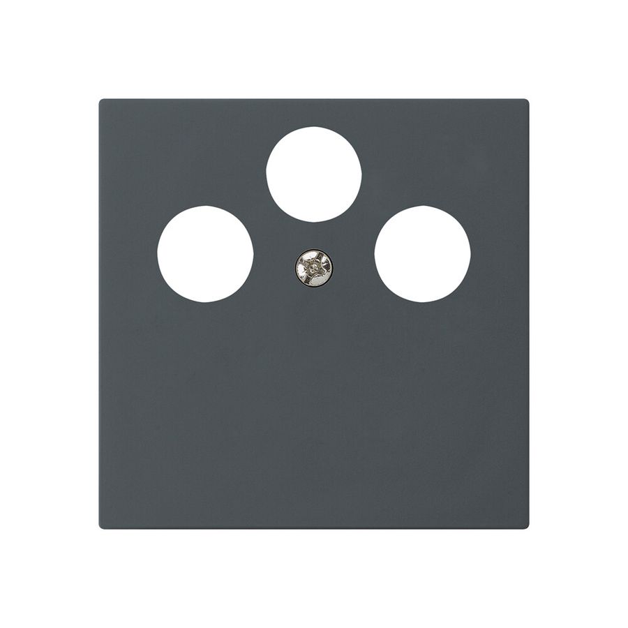 Placca frontale kallysto per R&M HWS antracite 3×coass.SAT