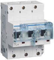 Disjoncteur Hager MCB 3P 230V caractéristique au déclenchement Cs 35A 25kA 2UM