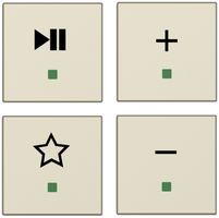 Tastenset Sonos ABB free@home, weiss