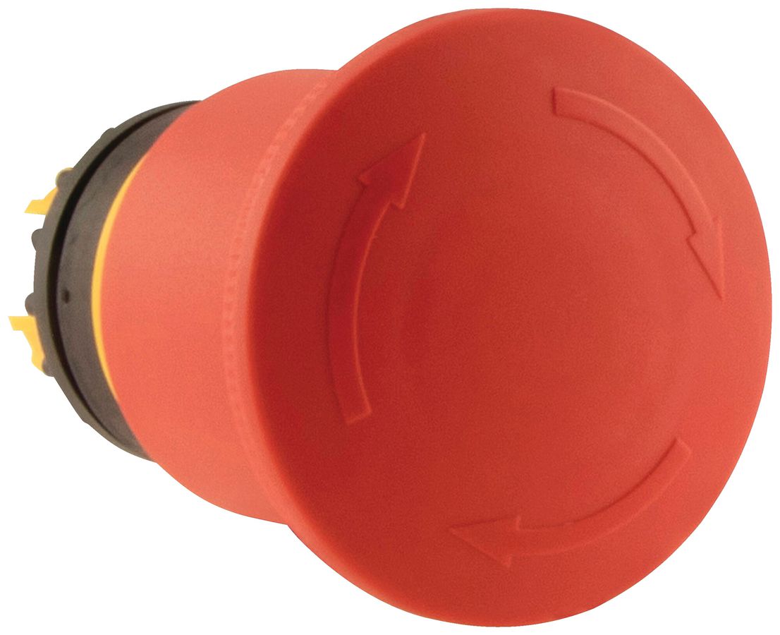 Pilzdrucktaster Eaton M22-PVT45P rot Ø45mm hoch IP67/IP69K