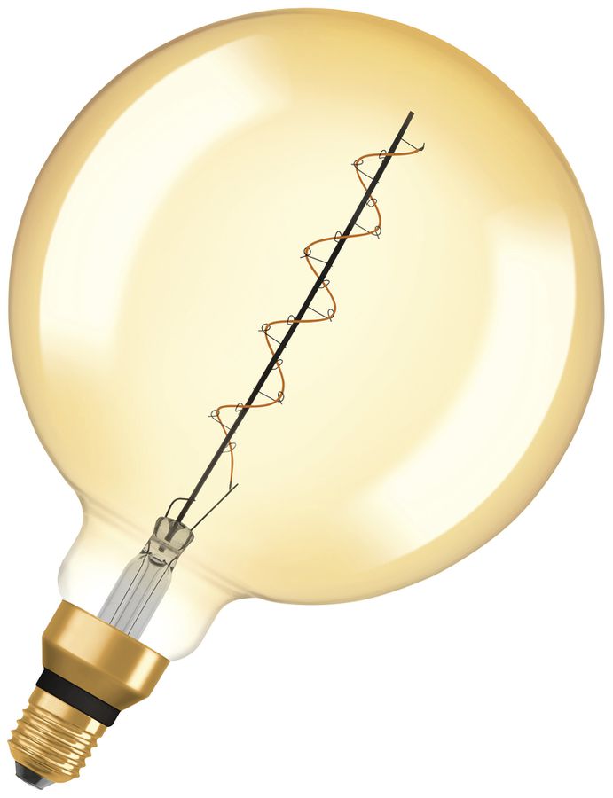 Lampe LED LEDVANCE GLOBE200 E27 4.8W 400lm 2200K VAR 295mm clair or