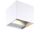 LED-Wandleuchte Z-Licht Würfel 10W 2×500lm 3000K IP65 weiss