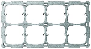 UP-Befestigungsplatte ABB 2×4 8×52