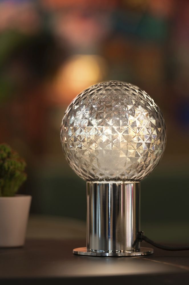 Vetro filettato SLV VARYT opale Ø120mm grigio