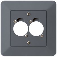 UP-Montageset für 2 XLR anthrazit kallysto.trend