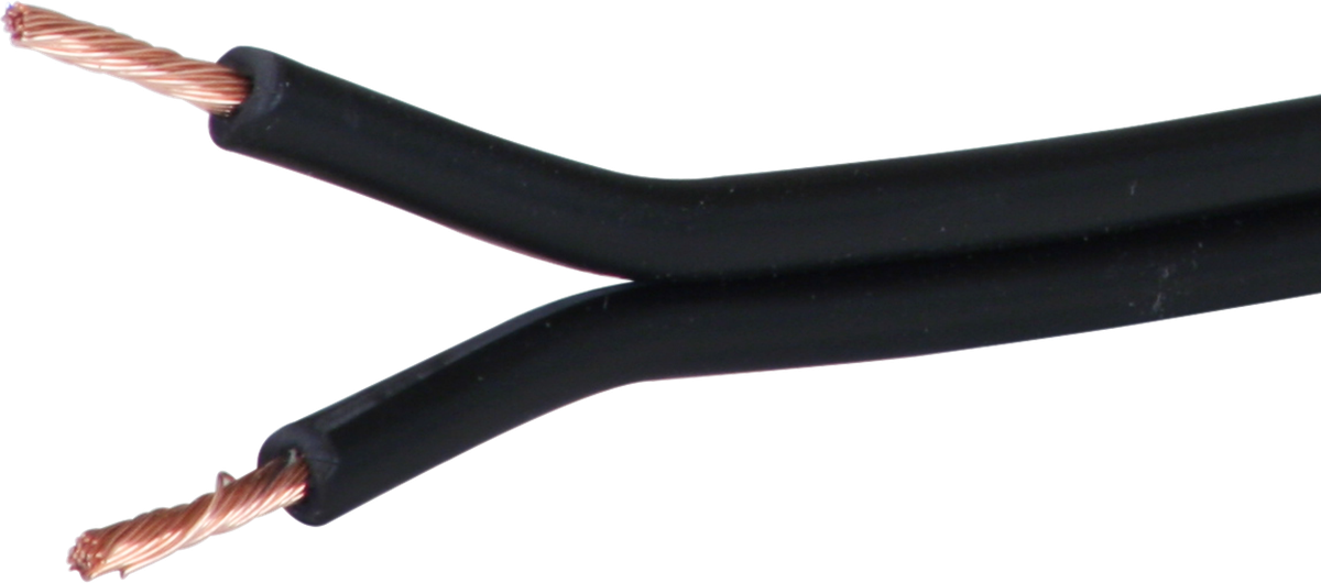 Filo Tlf 2×0.75mm² nero Eca
