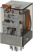 Relè industriale Finder 60.12.8.006.0040, 2C 10A/6VAC AgNi 8L