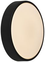 LED-Anbauleuchte Oliver Round 9W 600lm 2700K IP54 direkt Ø195×58mm schwarz