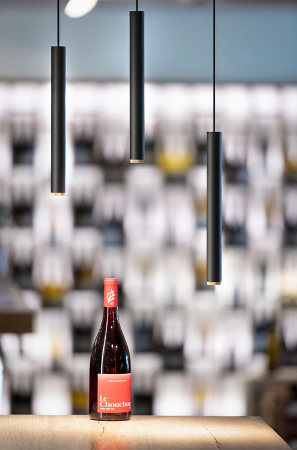 LED-Pendelleuchte SLV GRIP S 48V AD 9.8W 530lm 927 DALI Ø30mm schwarz