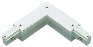 Eckverbinder Lytespan 3, Einspeisung innen, silber