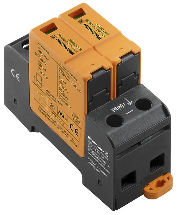 Überspannungsableiter Weidmüller VPU AC II 2 480/50
