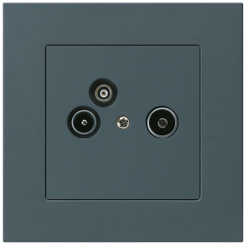 UP-Antennendose R/TV-Daten kallysto.pro 2GHz 19db anthrazit