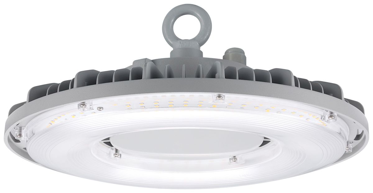 LED-Hallenstrahler Sylvania Highbay 180W 20700lm 6500K IP65 VWB Ø310mm grau