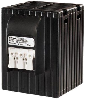 Dispositivo di riscaldamento Finder 250W con soffiante 1A 230VAC