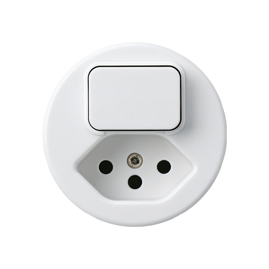 Einsatz zu UP-Kombination I basico 3+Typ 13 weiss