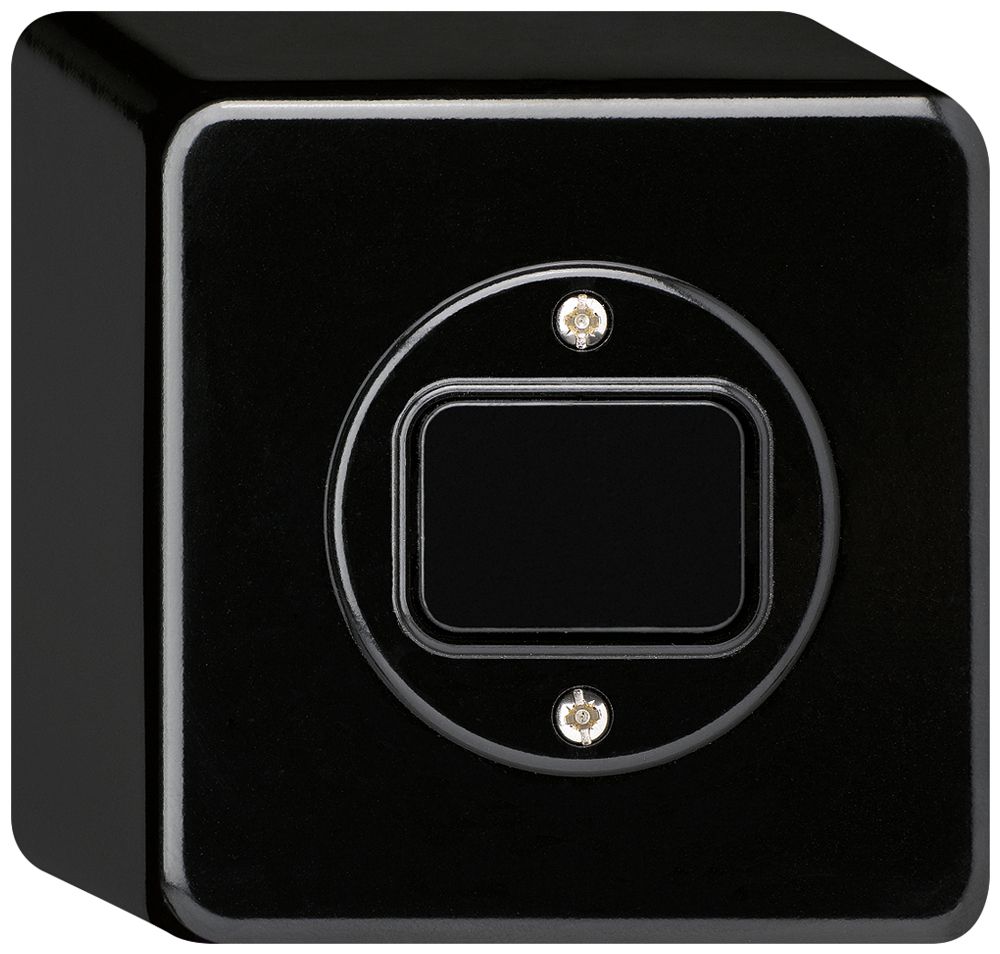 Interrupteur AP basico 3/1L noir