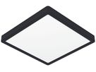 Plafonnier LED Eglo FUEVA 21W 0…2700lm 2700…6500K IP44 VAR 390×25mm noir