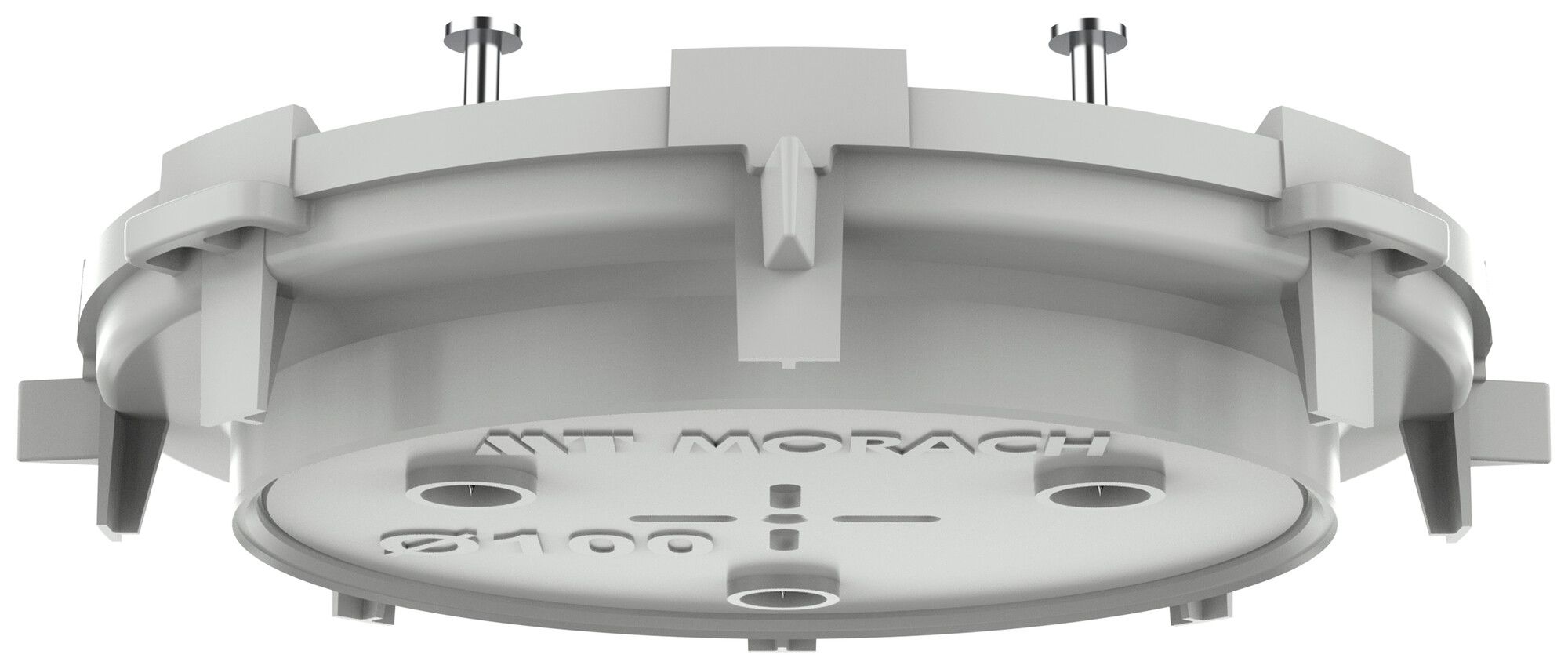 Elemento frontale LIGHT-BOX Ø100mm TFI 850°C grigio