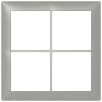 Abdeckrahmen SIDUS 2×2 hellgrau