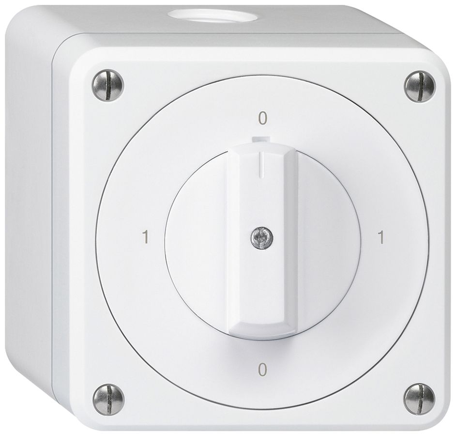 Interrupteur rotatif AP robusto IP55 schéma 0/2P blanc