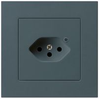 UP-Steckdose Hager kallysto.pro 1×T13 beleuchtet C anthrazit