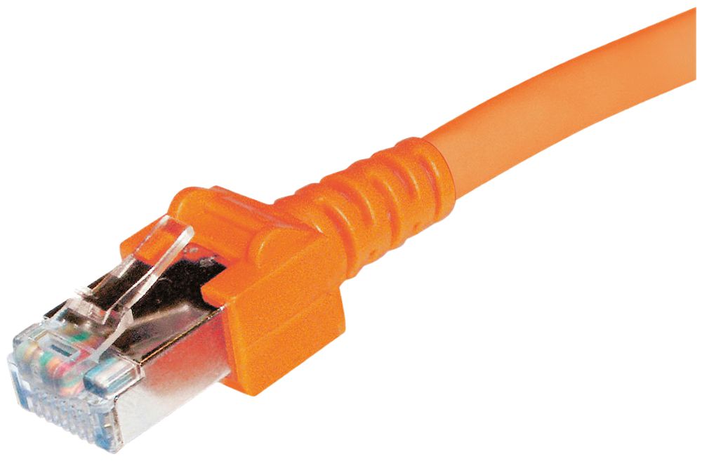 Patchkabel Dätwyler CU RJ45 1m orange Kat.5e LSZH
