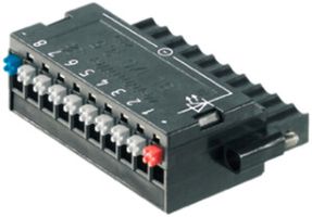 Buchsenstecker Weidmüller BL-I/O Flansch/PNP 3.5mm 10L verzinnt schwarz