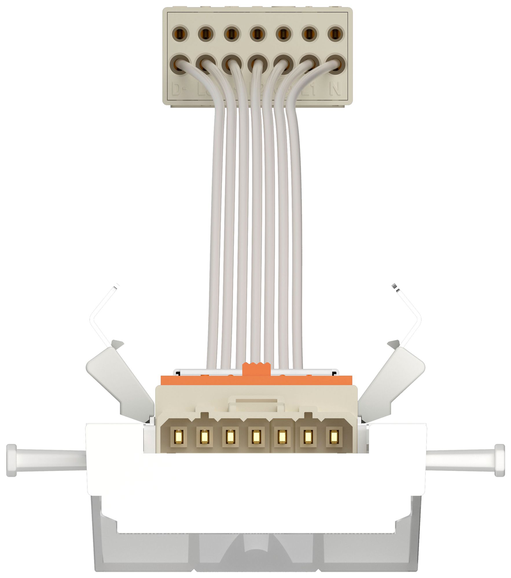 Insert lumineux LED DOTLUX LINEAone 74W 12950lm 4000K VWB 1472mm blanc