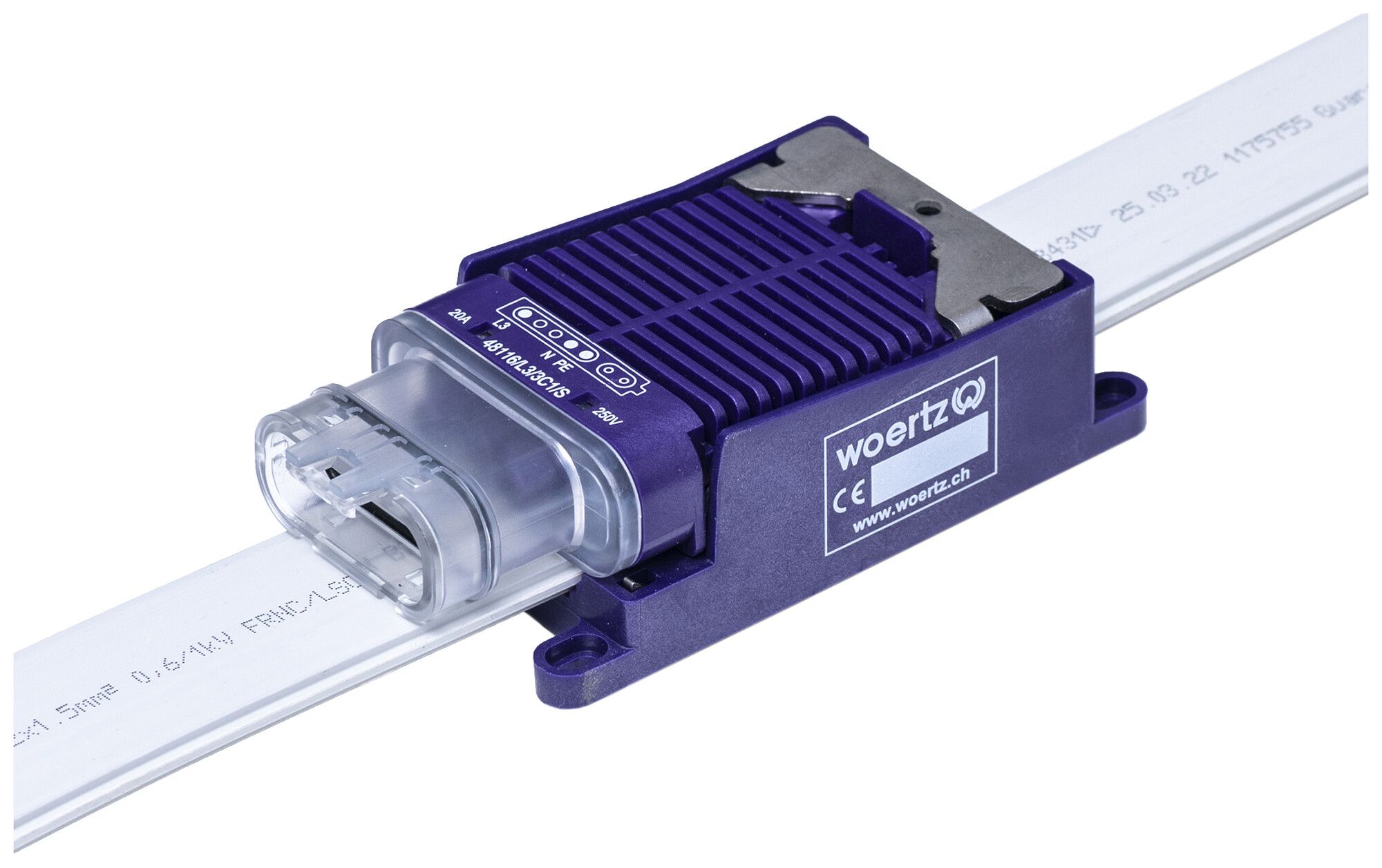 Scatola di raccordo rapida Woertz per cavo piatto DALI IP IP68 3P C1 L3