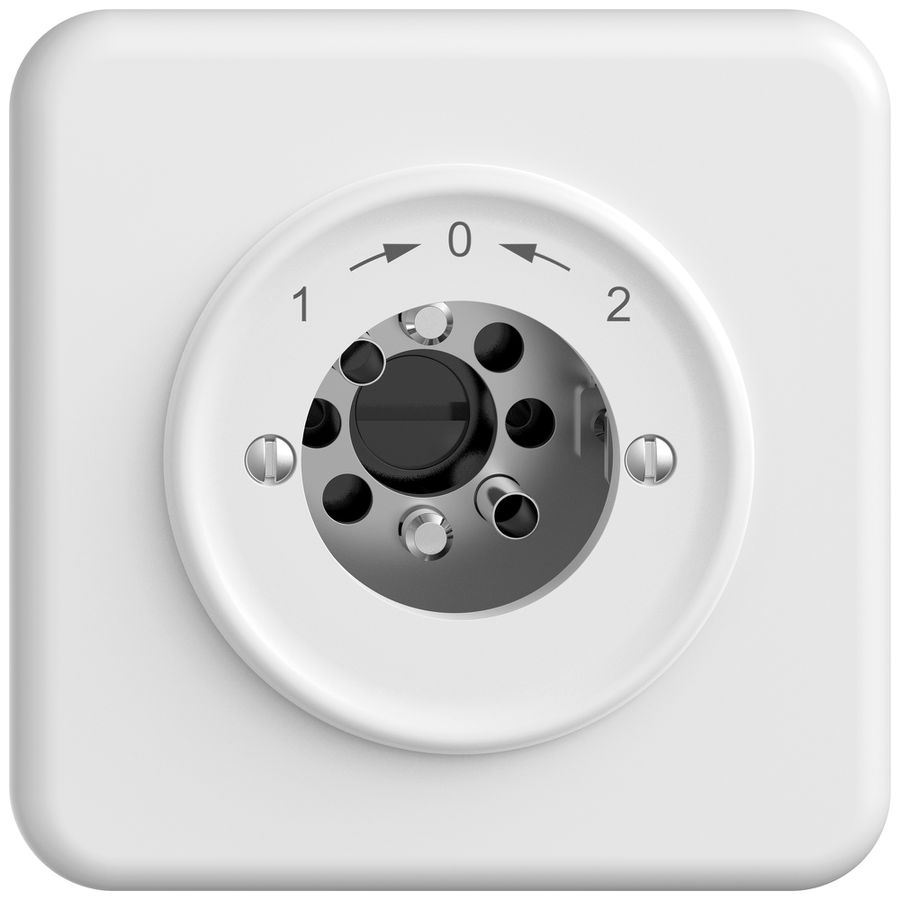 Contatto rotativo INC STANDARDdue SNAPFIX® 1->0<-2/1P senza cilindro bi