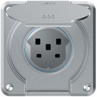 Steckdose robusto 1×Typ 25 IP55 aluminium