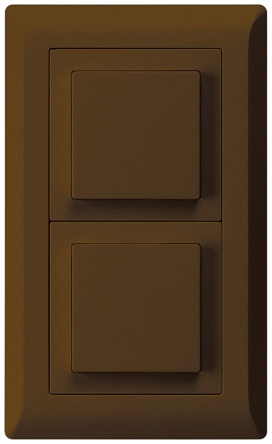 Combinaison ENC kallysto.line grd.I-I verticale poussoir+interr.S3 brun