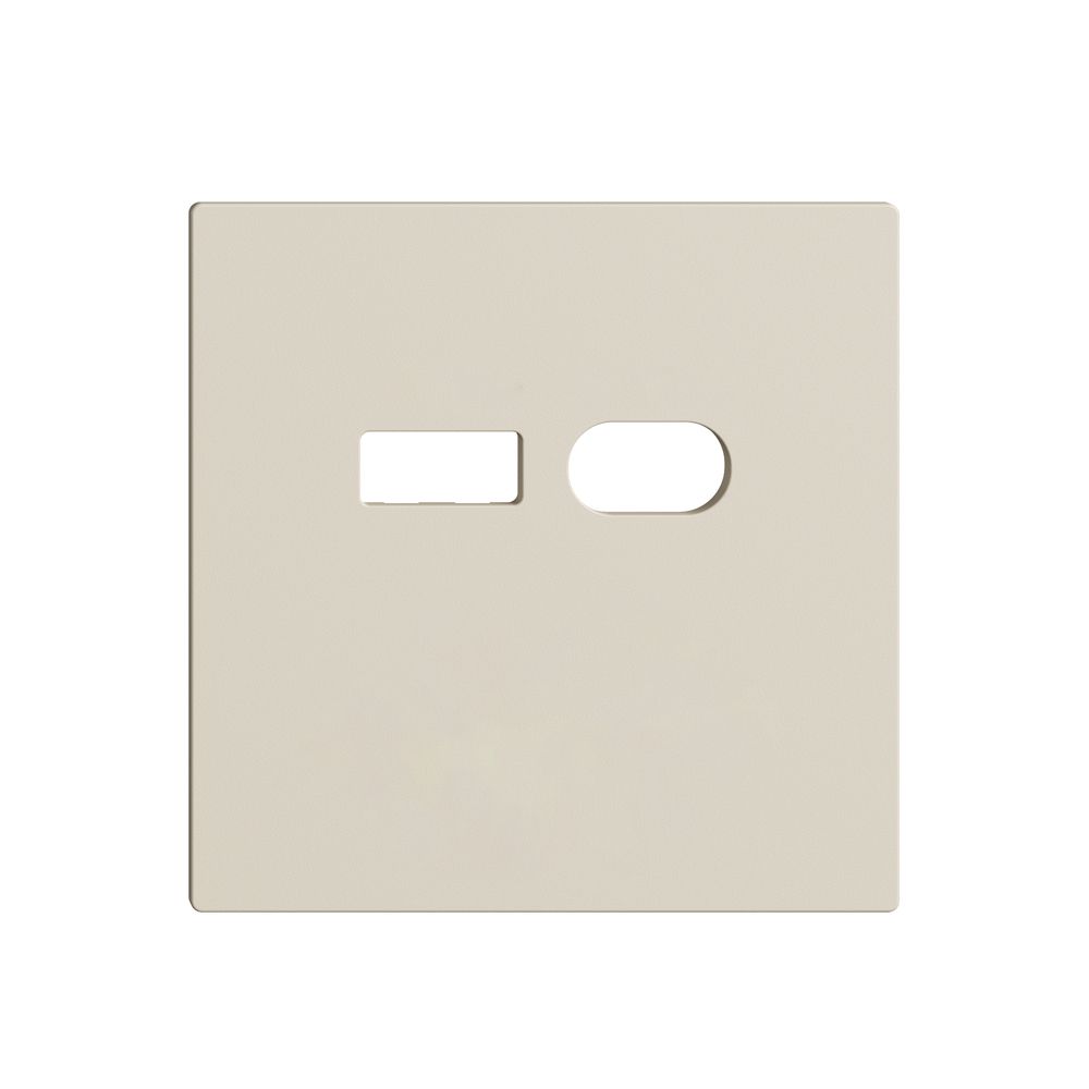 Montageset Feller EDIZIOdue für Steckdose USB 18W Typ A + Typ C crema