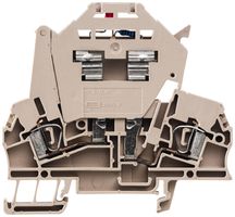 Morsetto fusible WM ZSI 2.5/LD 28AC connessione a molla 2.5mm² TS35 beige