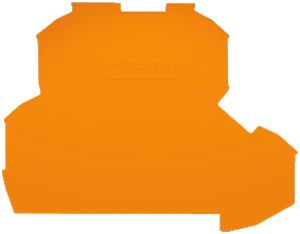 Abschlusswand WAGO TopJob-S orange 2P zu Serie 2002