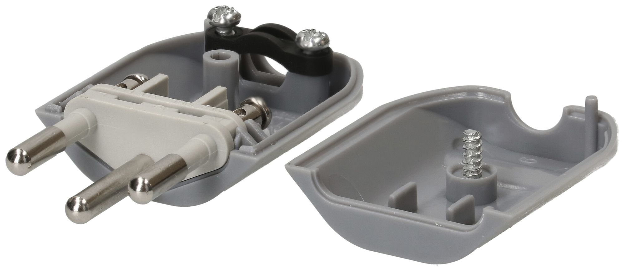 Spina mobile tipo 12 MAX HAURI MH, ingresso cavo Ø8.5mm grigio