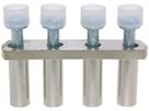 Connexion transversale Woertz 81525/4, 4L, pour borne de jonction série 30860